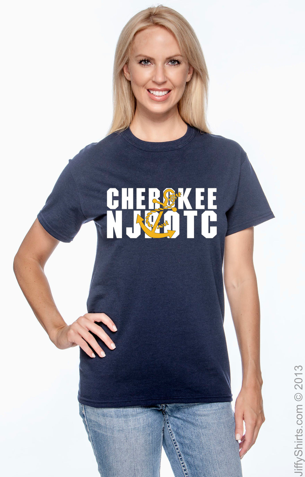 Navy or Orange ~ Short Sleeve T-Shirt - 5 options