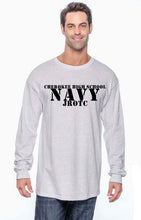 Load image into Gallery viewer, White or Grey Long Sleeve T-Shirt Collection - Extended Sizes - 5 options
