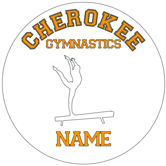 CHS Gymnastics Ornament 1