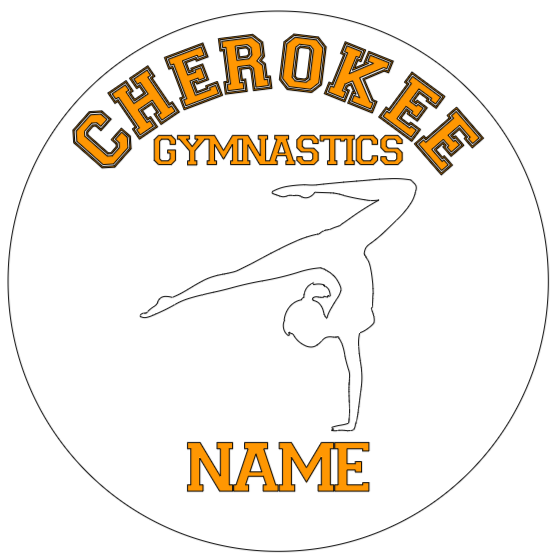 CHS Gymnastics Ornament 3