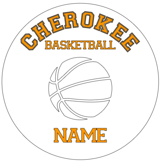 CHS Basketball Ornament 1