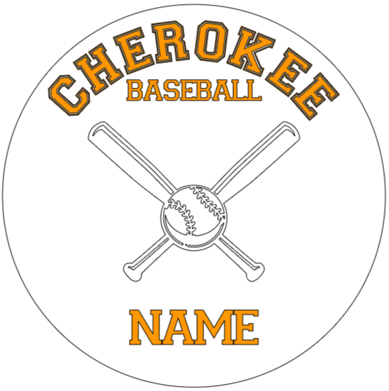 CHS Baseball Ornament 1