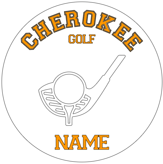 CHS Golf Ornament 1