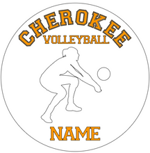 Load image into Gallery viewer, CHS Volleyball Ornament 2
