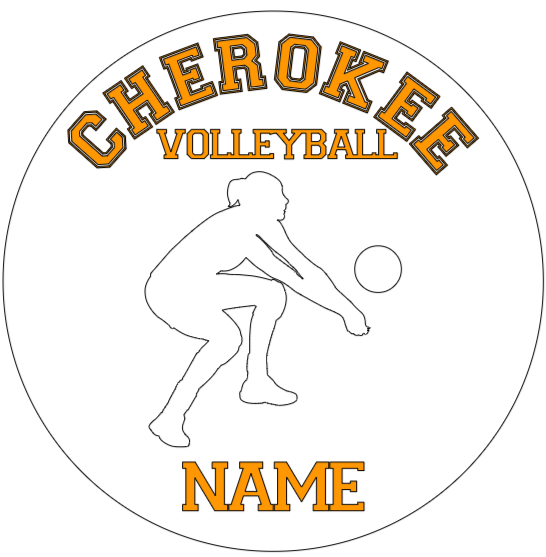 CHS Volleyball Ornament 2