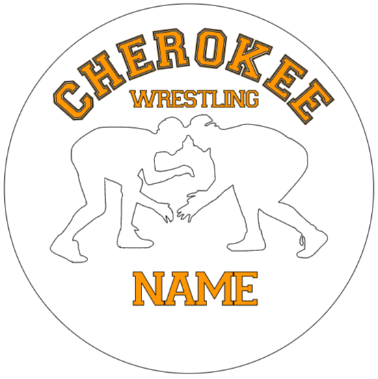 CHS Wrestling Ornament 1